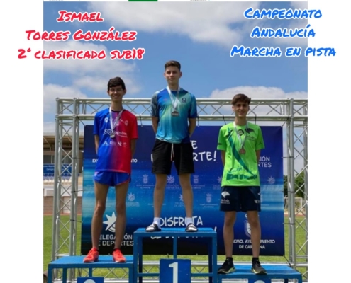 Ismael Torres, Campeonato Andalucía Marcha en pista