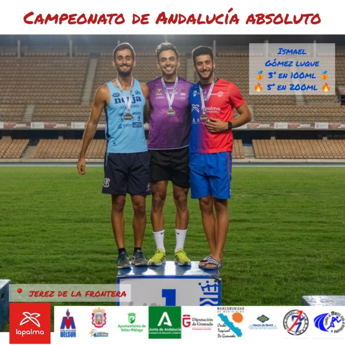 6 medallas para el club atletismo Delsur – Cooperativa La Palma en el andaluz absoluto