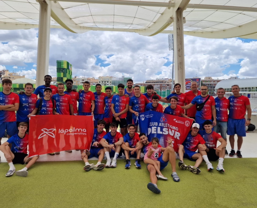 El equipo masculino de club atletismo Delsur – Cooperativa La Palma finaliza cuarto de España de primera división