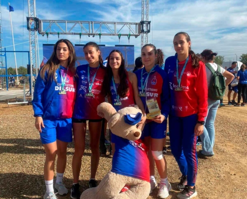 5 pódiums para el Club Atletismo Delsur - Cooperativa La Palma brilla en el Campeonato de Andalucía de Campo a Través