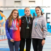 4 Medallas para el Club Atletismo Delsur Coop. La Palma en el andaluz absoluto short track