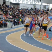 Gran actuación de los atletas de Atletismo DELSUR Coop. La Palma en el Campeonato de España Sub 23 Short Track