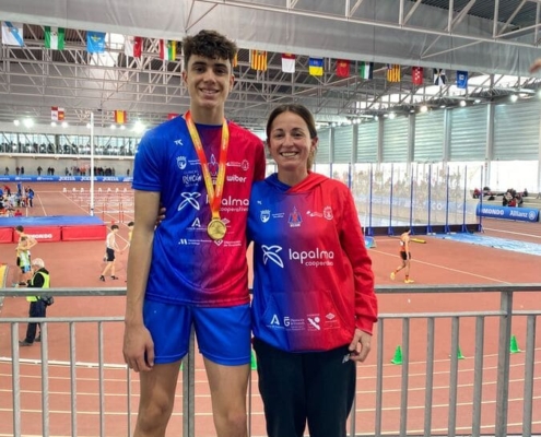 Héctor García atleta del Club Atletismo Delsur – Cooperativa La Palma Campeón de España sub16 Short Track